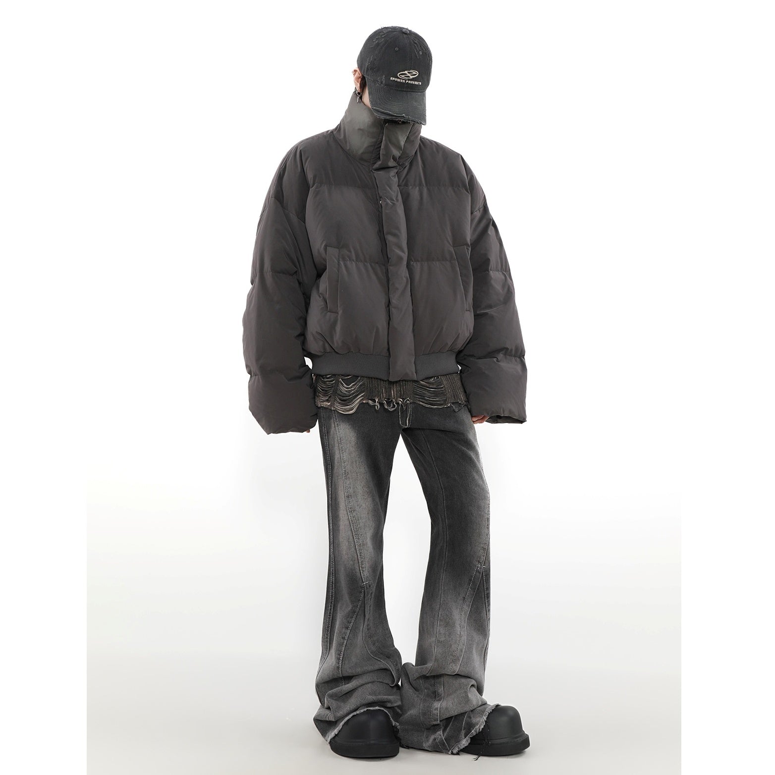 High Neck Short Down Jacket MB7265