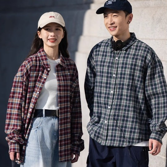 Classic Contrast Check Shirt BI2002