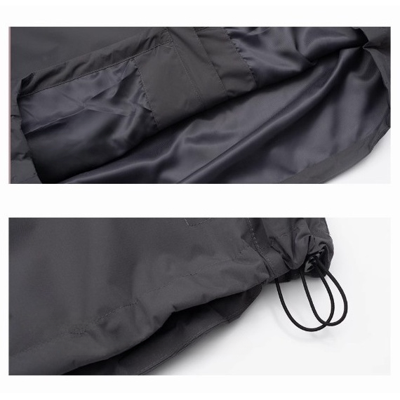 Stand Collar Laminated Zipper Jacket BI2009