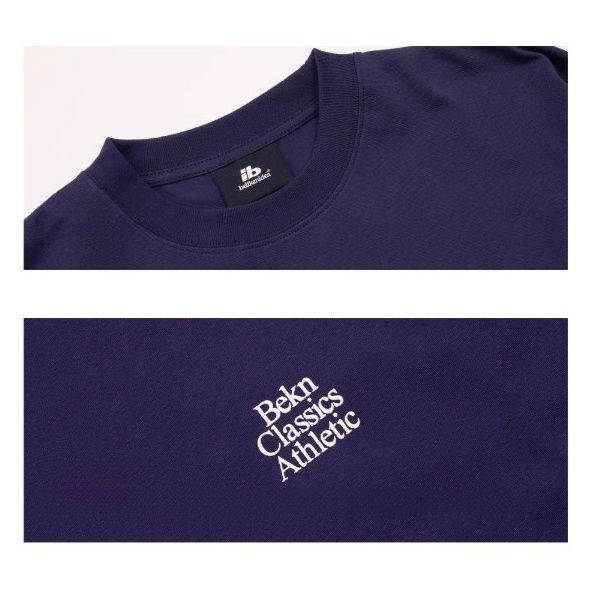 Behind Print Loose Long-sleeved T-shirt BI2011