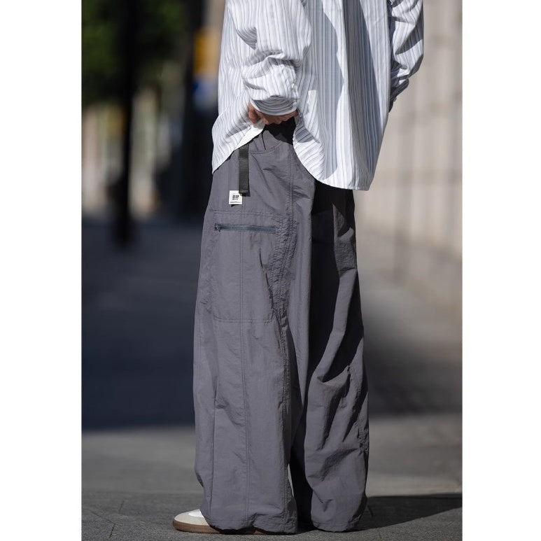 Lightweight Loose Straight Paratrooper Pants BI2024