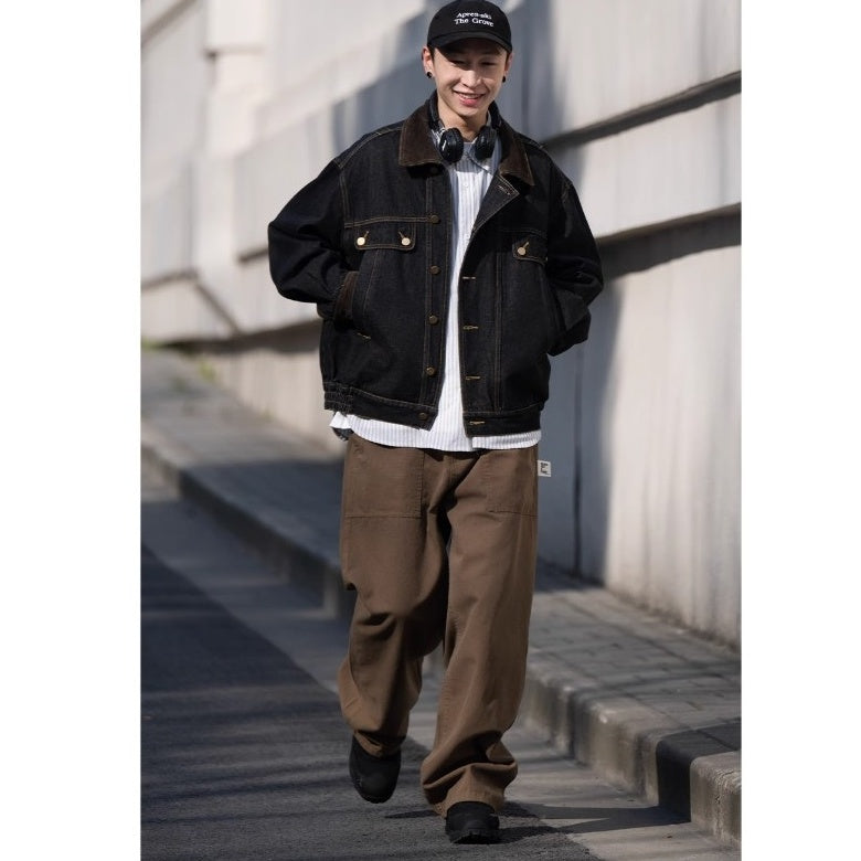 Wide Straight Baker Pants BI2028