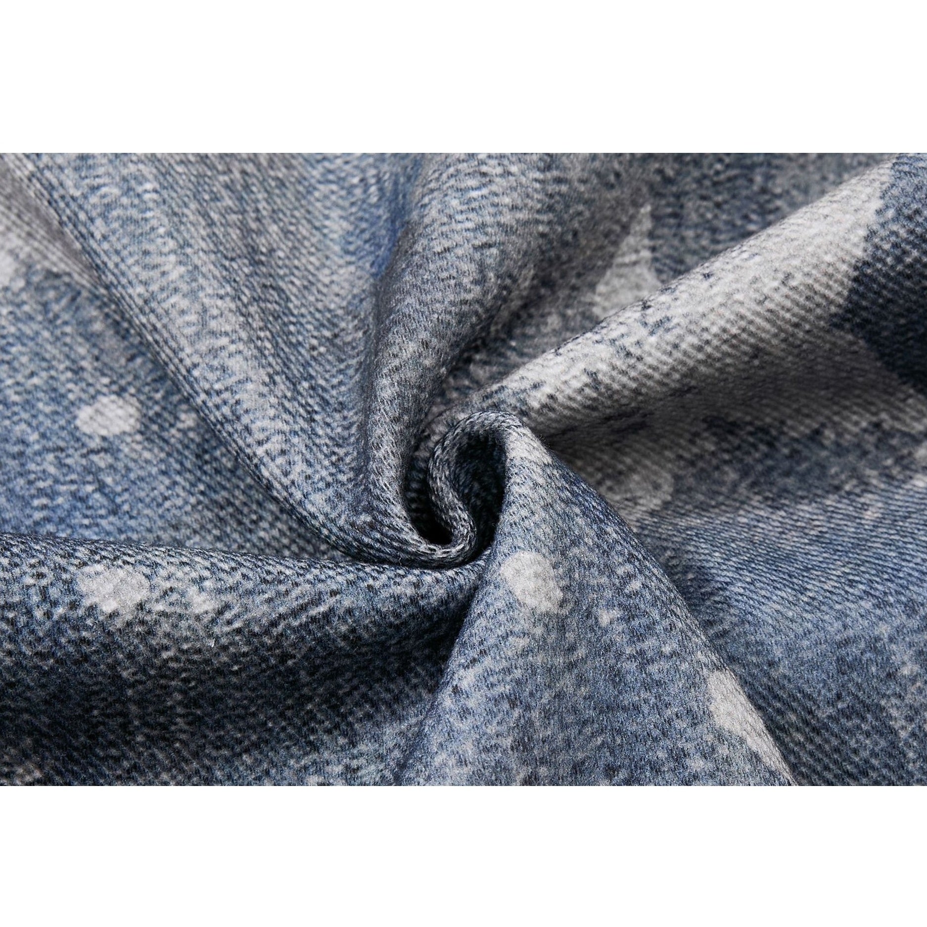Star Printed Double-Waist Curve Jeans MB7424