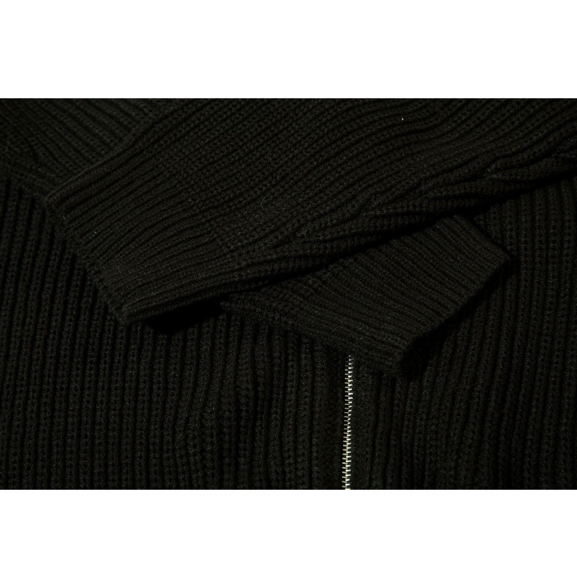 Color-Blocking Knitted Zip Jacket MB7418