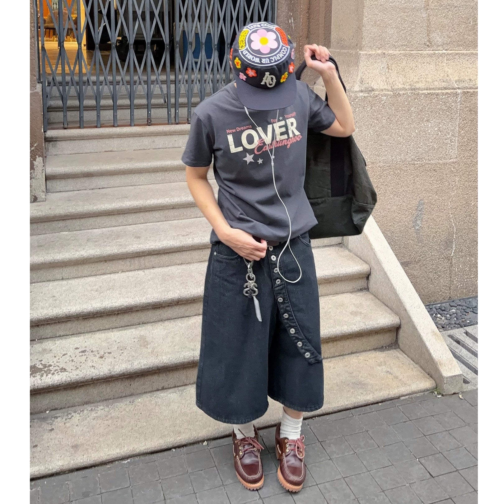 LOVER Vintage Style Graphic T-Shirt MB7388