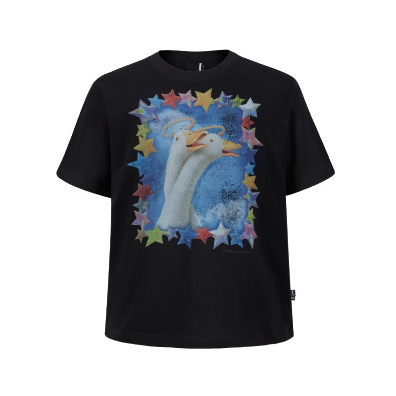 Swan Print T-shirt MB7360