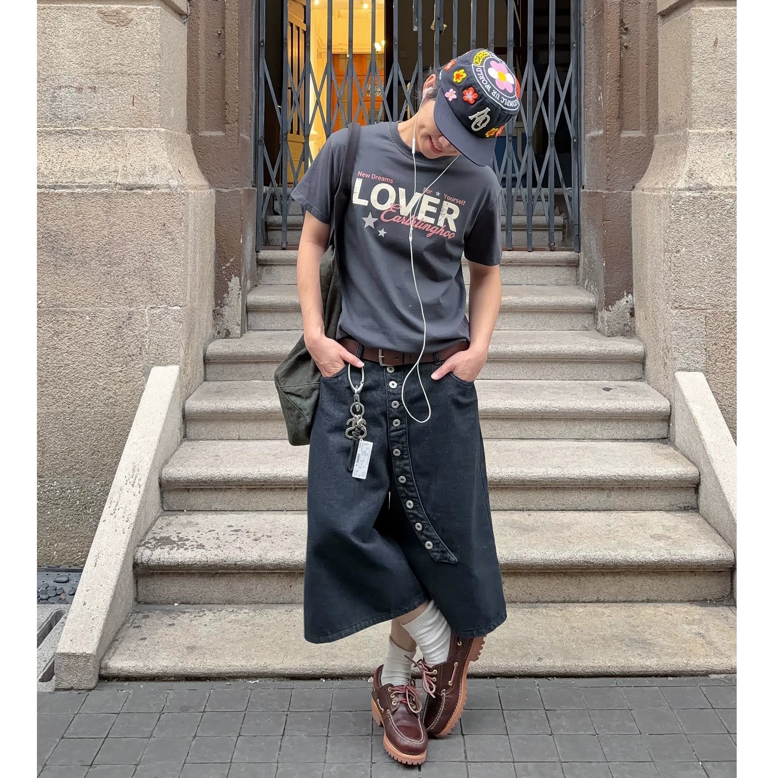 LOVER Vintage Style Graphic T-Shirt MB7388