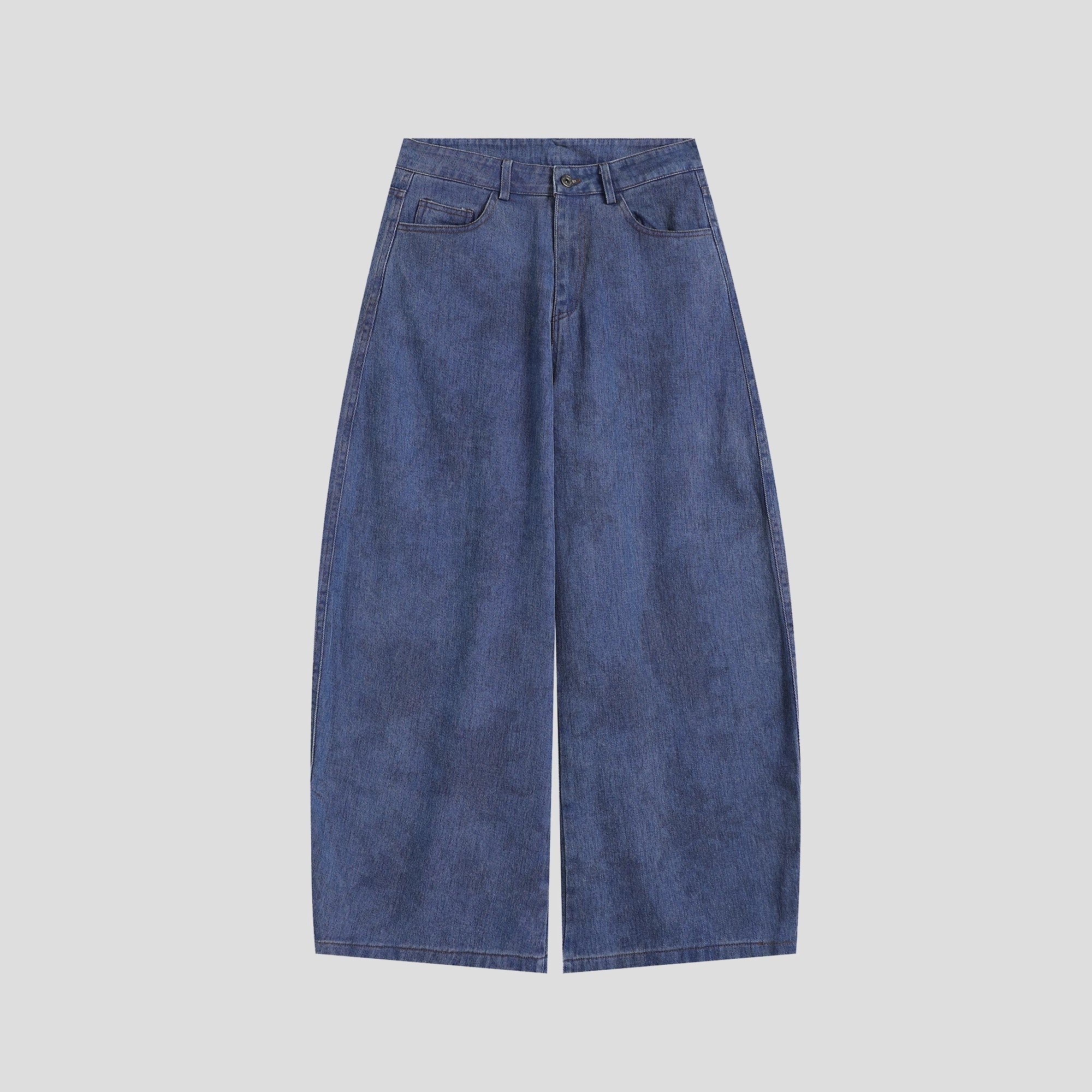 Splashed Ink Tie-dye Wide-Leg Jeans IN7070