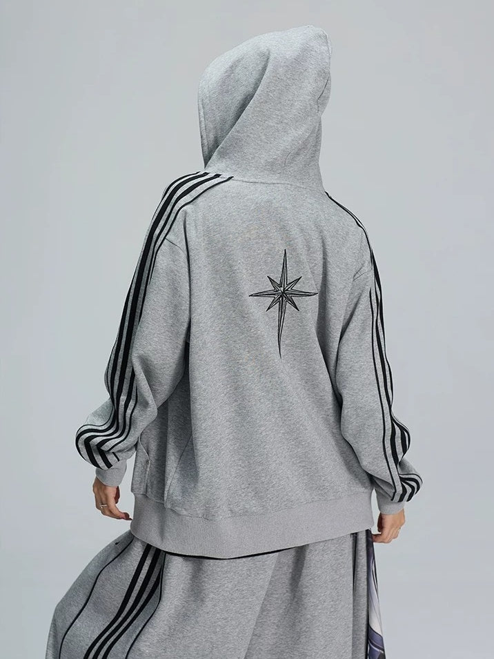 【上下別売り】Star＆Moon Graphic Side-Line Sweat Set-up MB7446