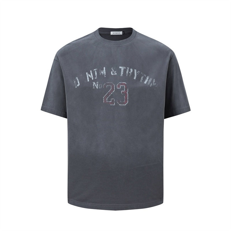 Vintage Fade Numbering T-Shirt MB7394