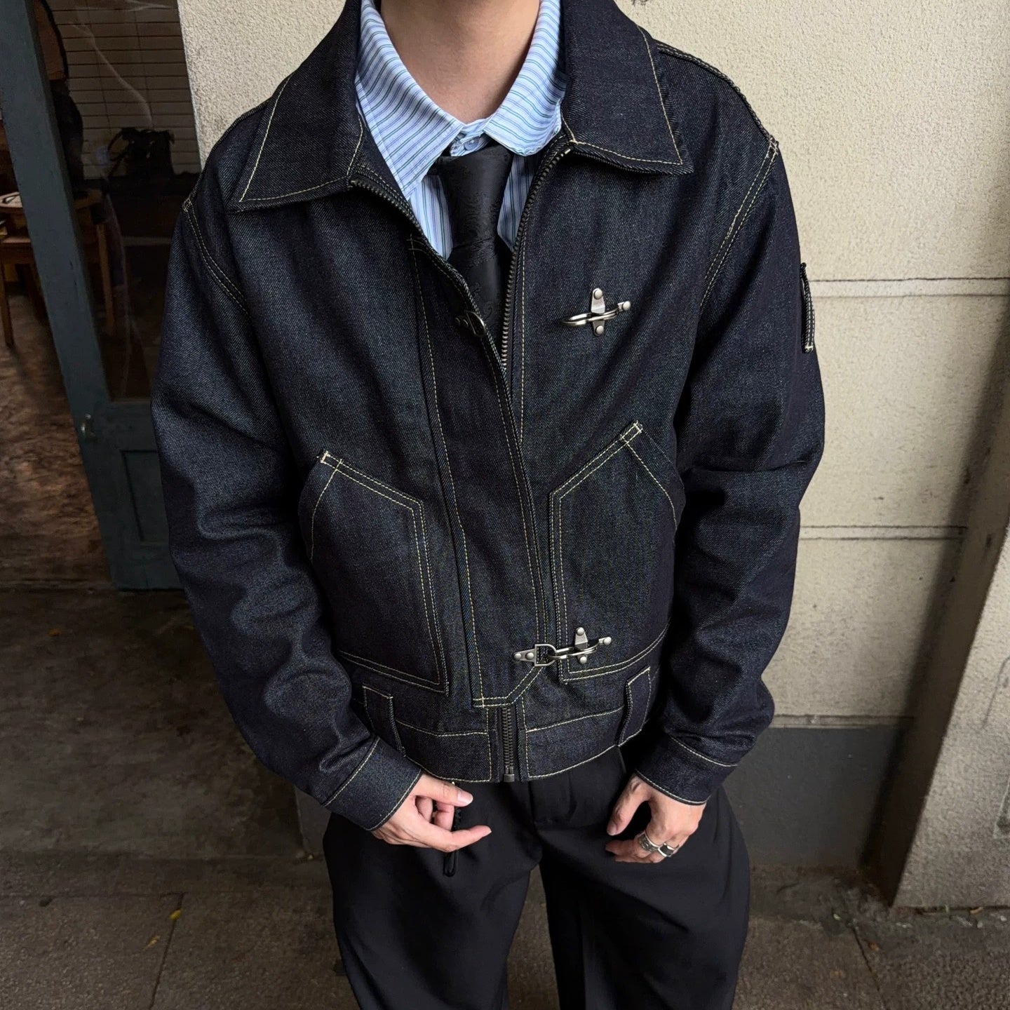 Fireman's Hook Work Denim Jacket MB7383