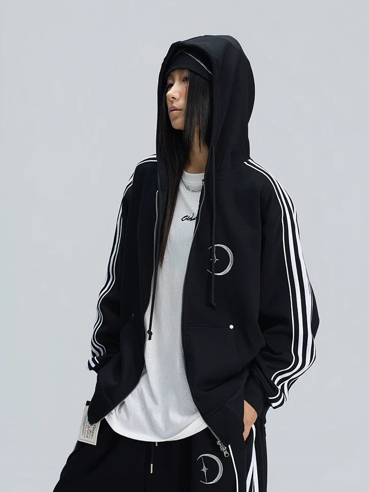 【上下別売り】Star＆Moon Graphic Side-Line Sweat Set-up MB7446
