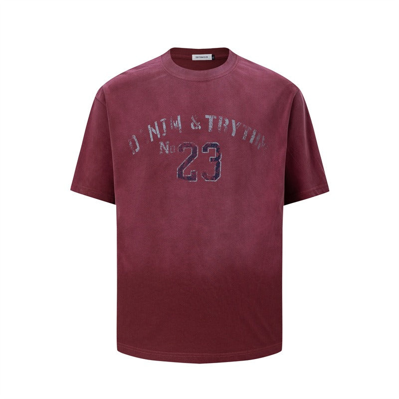 Vintage Fade Numbering T-Shirt MB7394