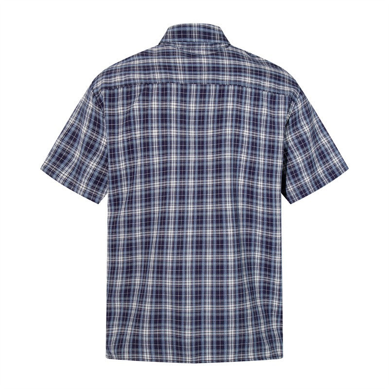 Relaxed Fit Checked Short Sleeve Shirt MB7393