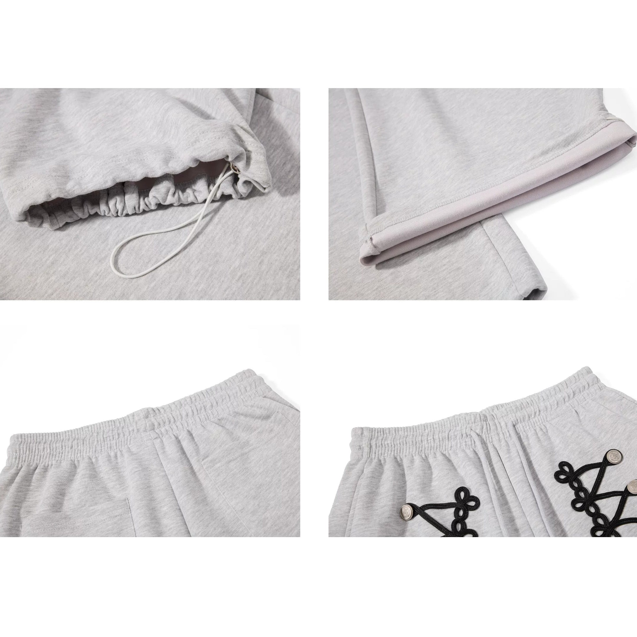 【上下別売り】Lace-Up Design Wide Curve Sweat Pants MB7441