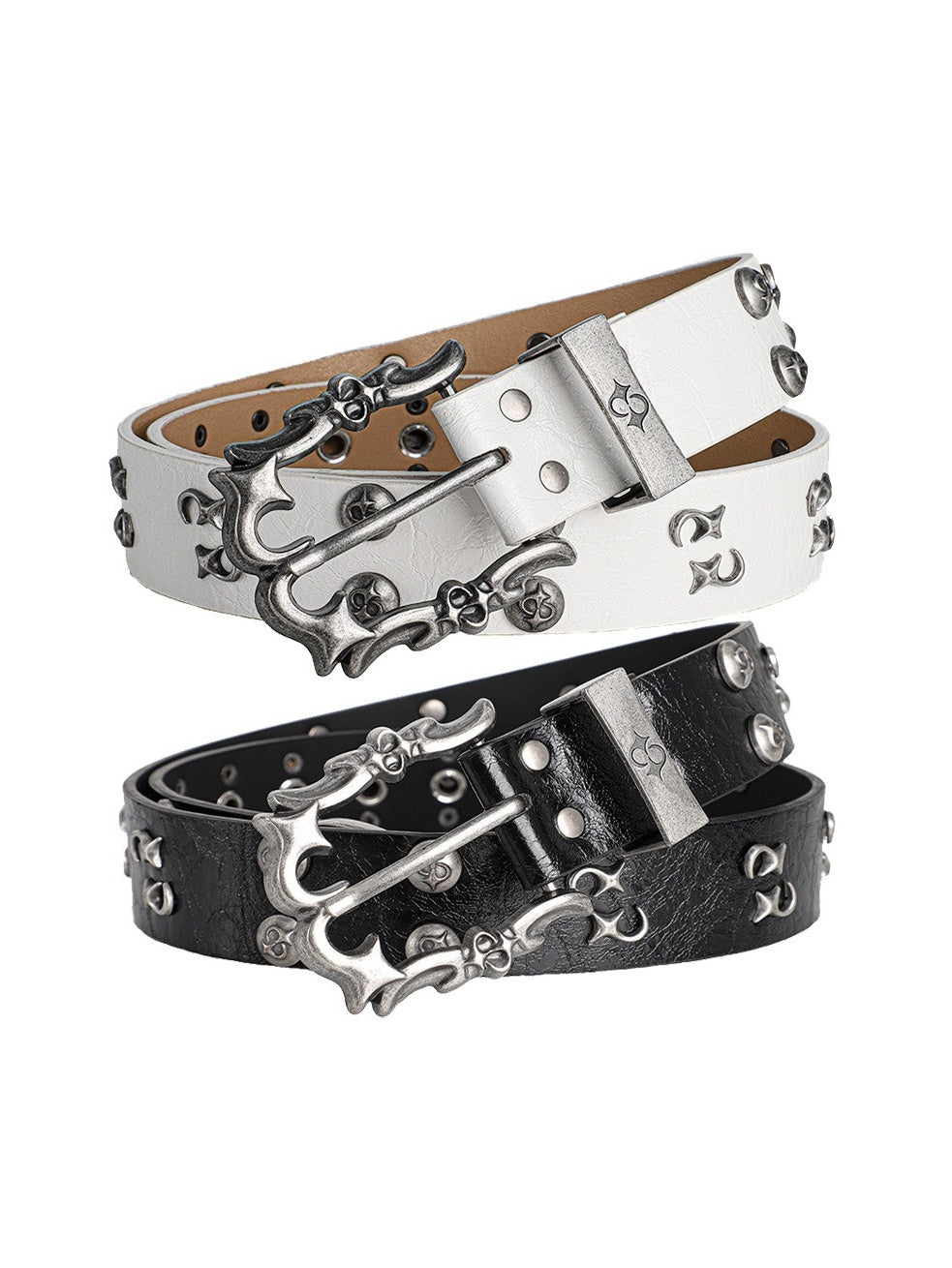 Riveted Pin Buckle Metal Belt MB7460