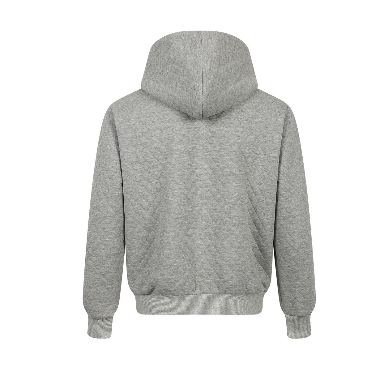 Embroidered Diamond Quilted Hoodie Jacket MB7423