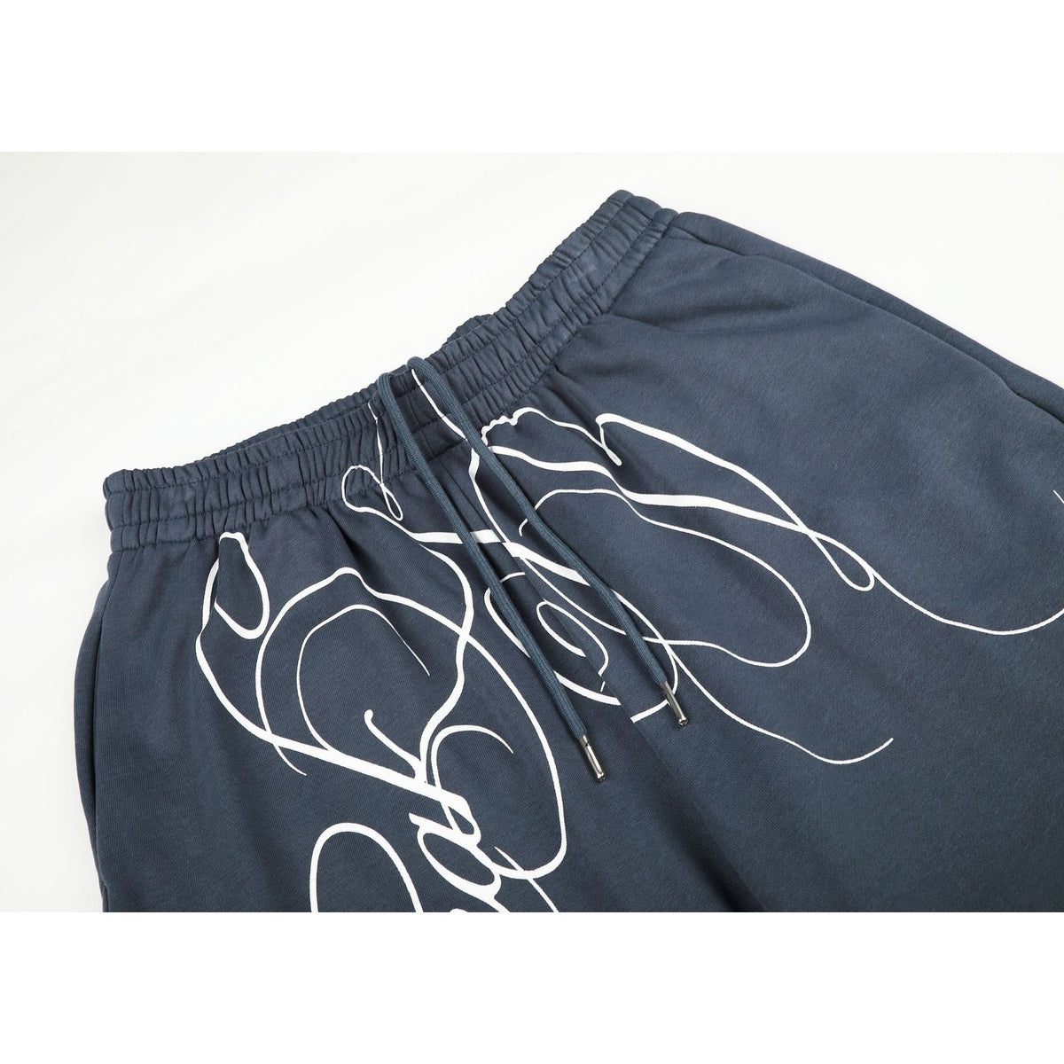 Letter Printed Wide-Leg Sweat Pants MB7469