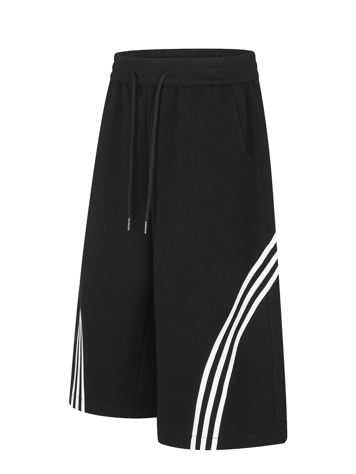 Side-Line Cropped Wide Sweat Pants MB7456