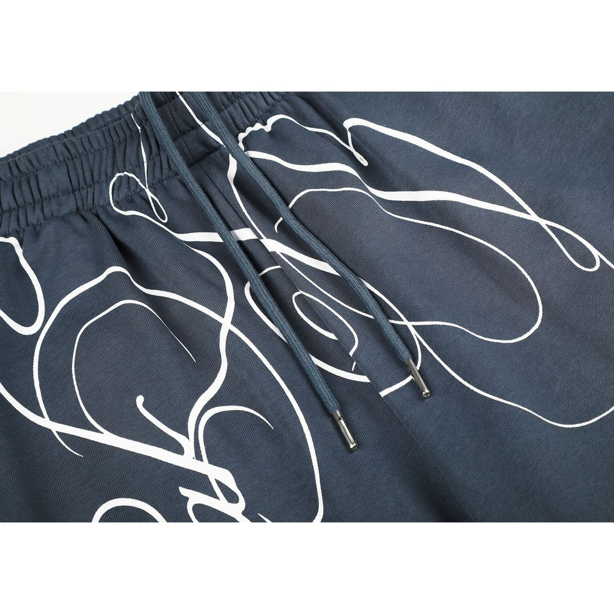 Letter Printed Wide-Leg Sweat Pants MB7469