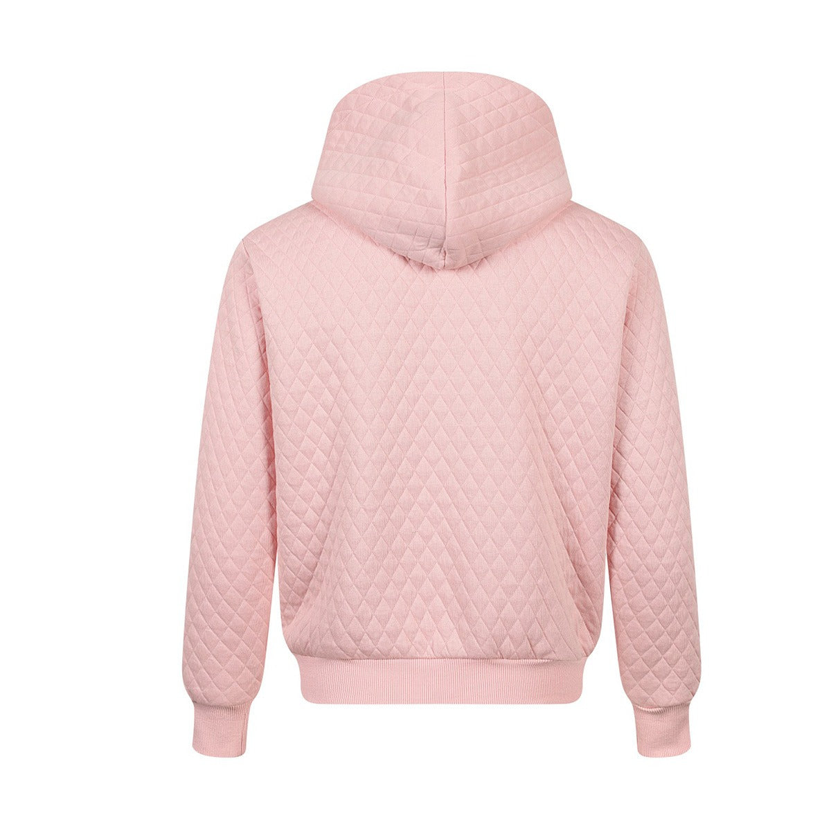 Embroidered Diamond Quilted Hoodie Jacket MB7423