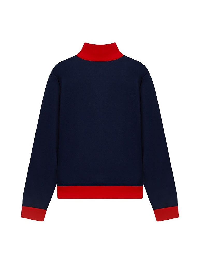 Retro Sporty Line Stand-Collar Zip Jacket MB7466