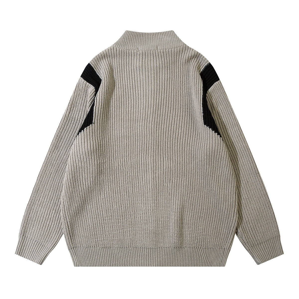 Color-Blocking Knitted Zip Jacket MB7418