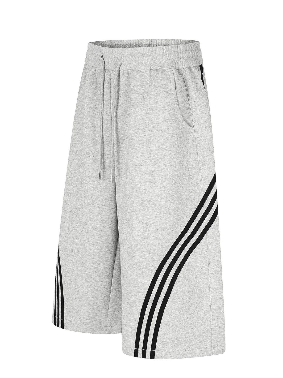 Side-Line Cropped Wide Sweat Pants MB7456