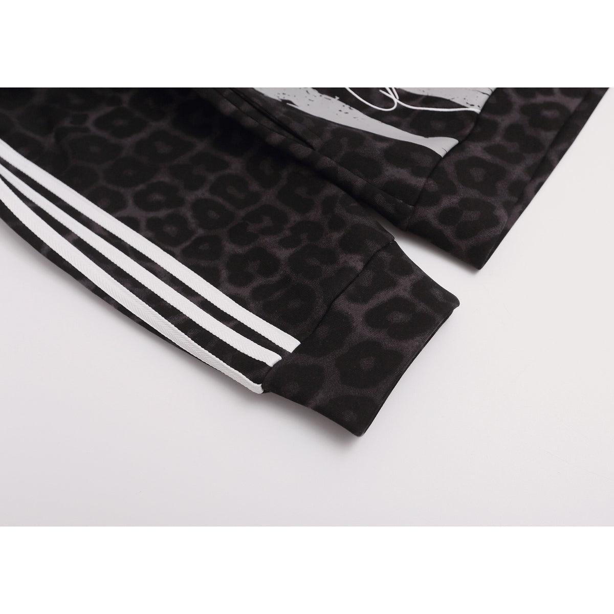 Leopard Print Hooded Sweat Short Jacket MB7467