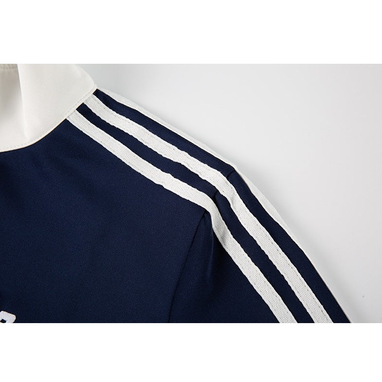 Retro Sporty Line Stand-Collar Zip Jacket MB7466