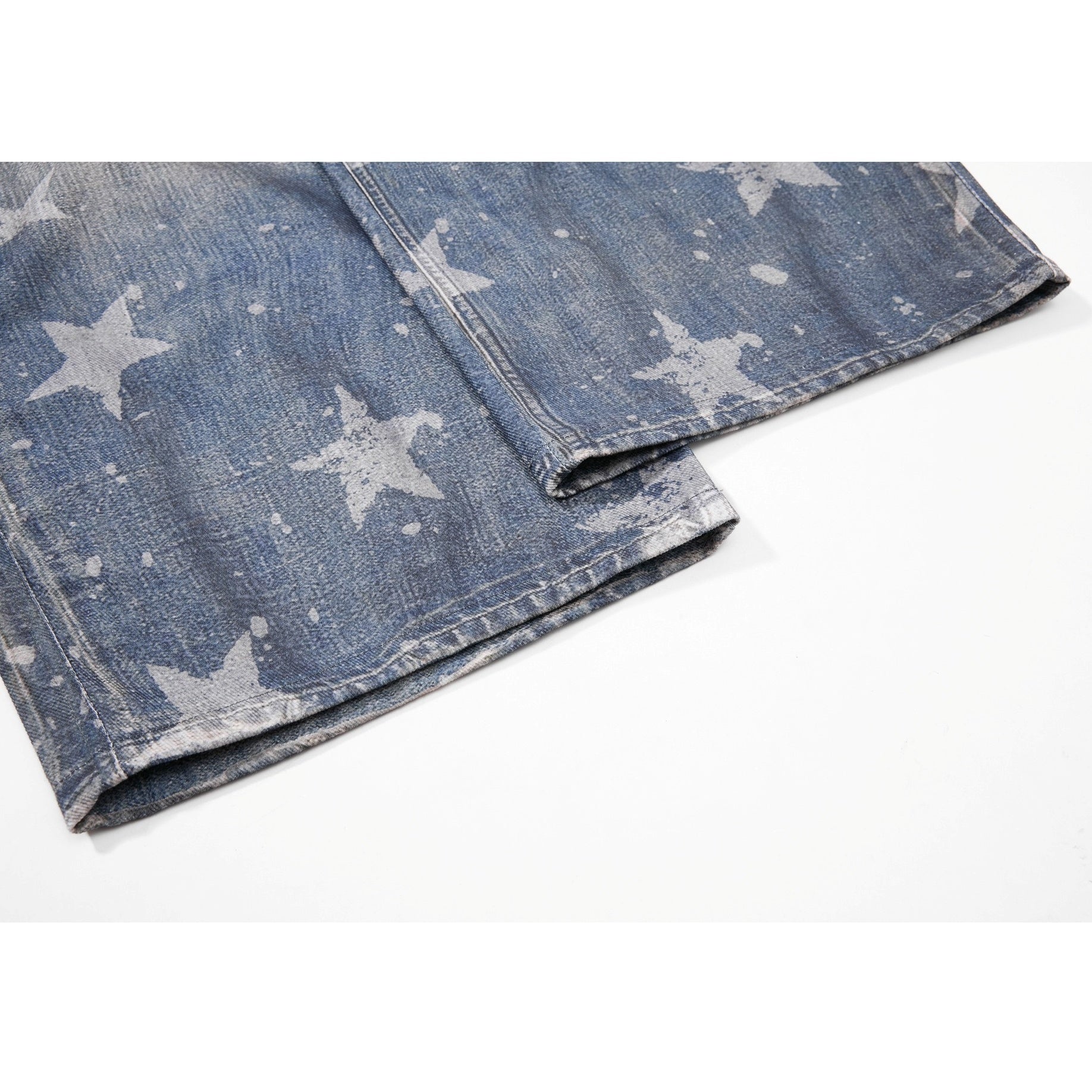 Star Printed Double-Waist Curve Jeans MB7424