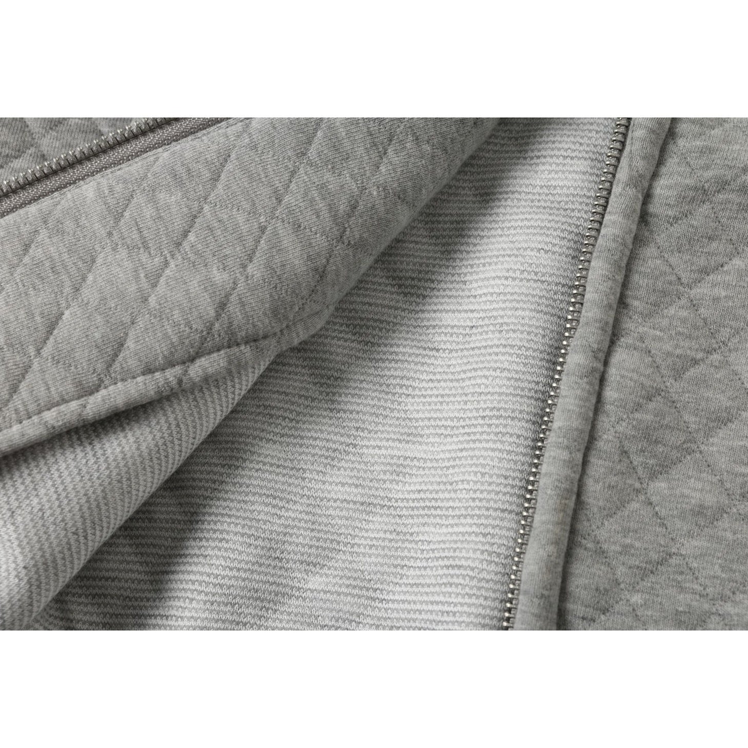 Embroidered Diamond Quilted Hoodie Jacket MB7423