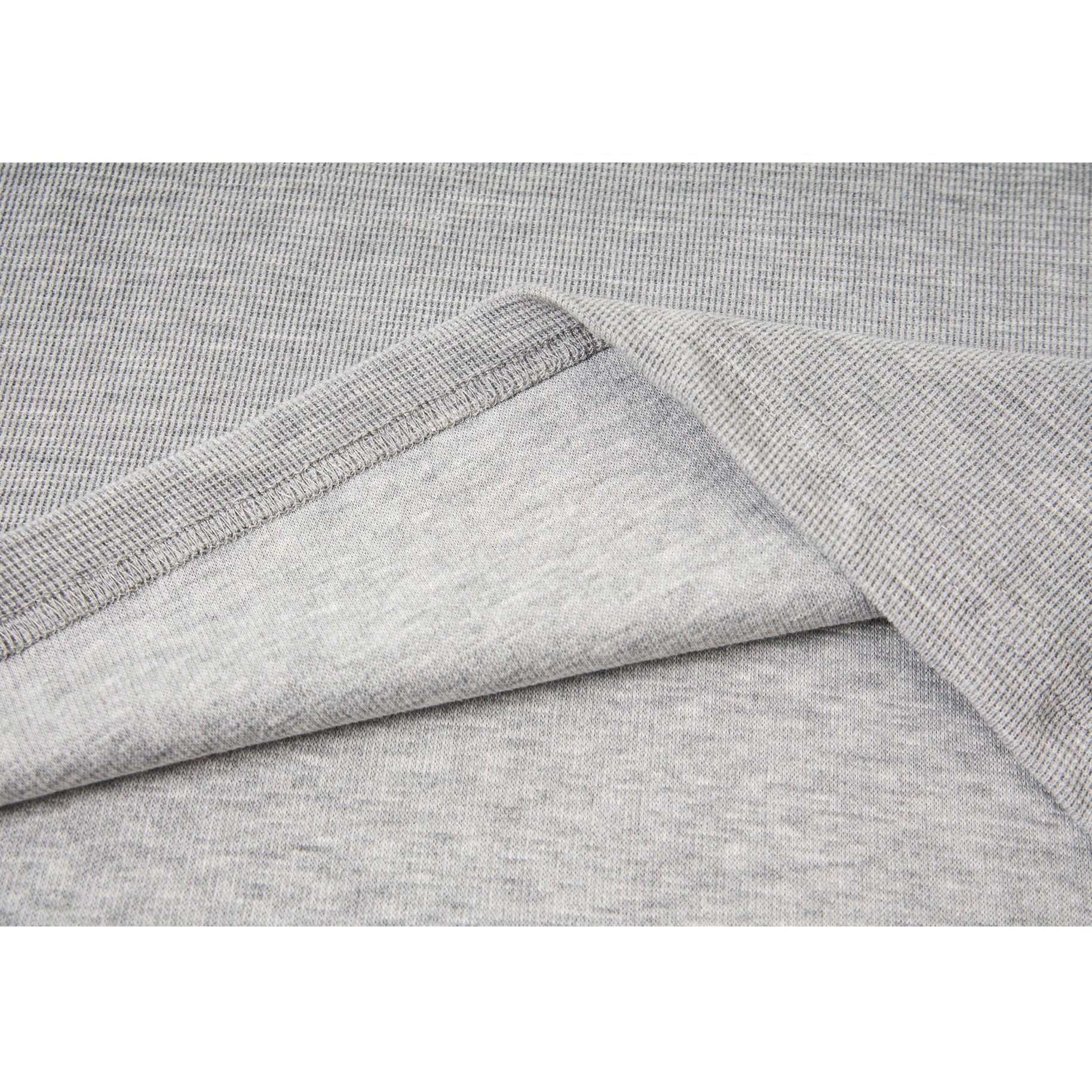 Cross Patchwork Waffle Henry Long Sleeve T-Shirt MB7421