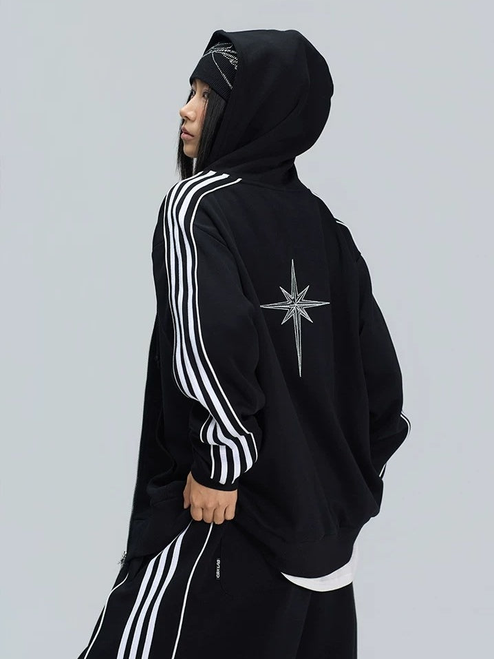 【上下別売り】Star＆Moon Graphic Side-Line Sweat Set-up MB7446