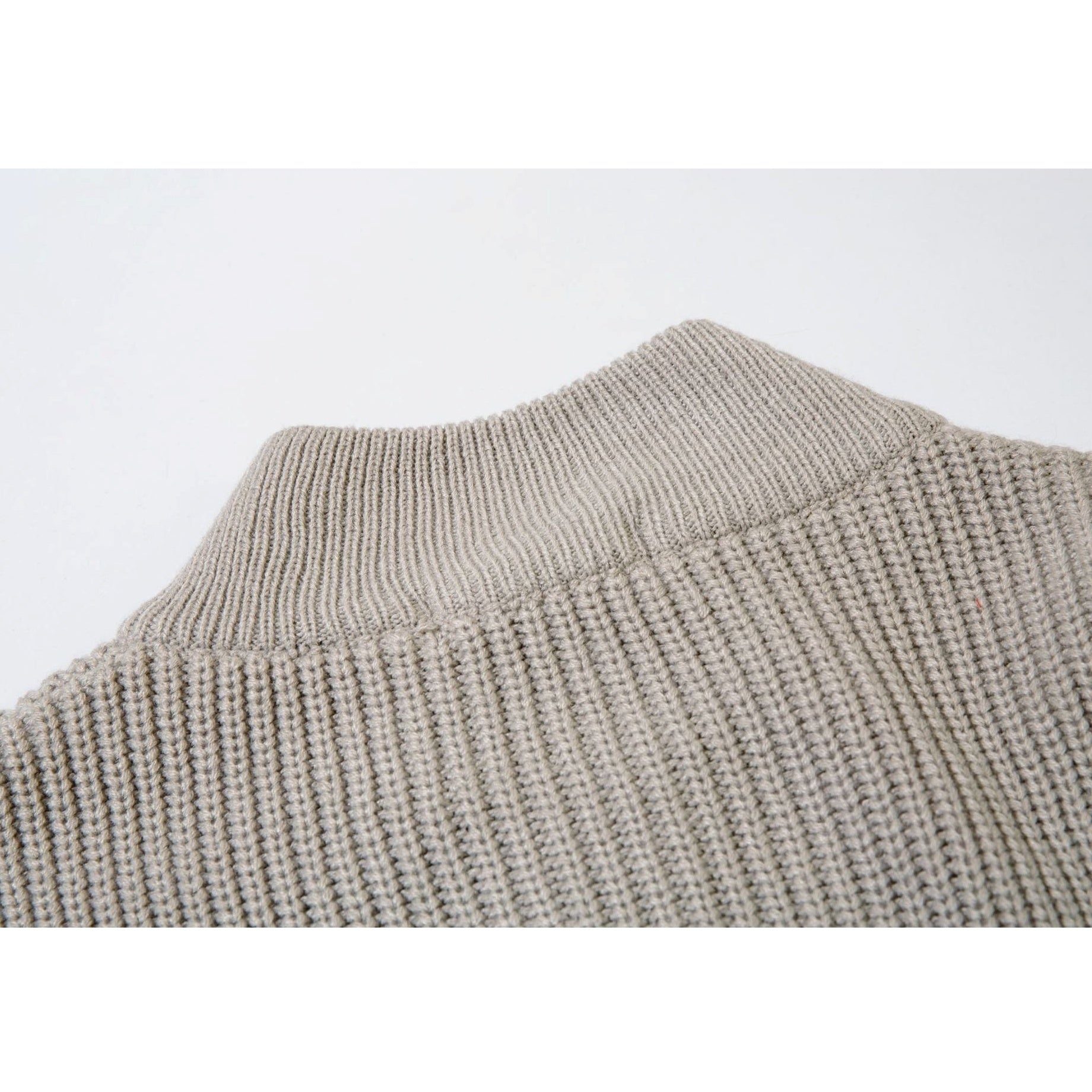Color-Blocking Knitted Zip Jacket MB7418