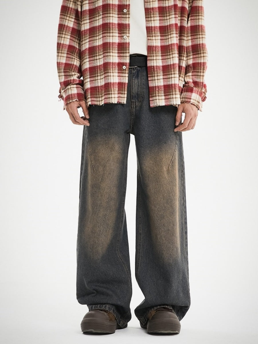 Vintage Rust Aged Washed Jeans MB7186