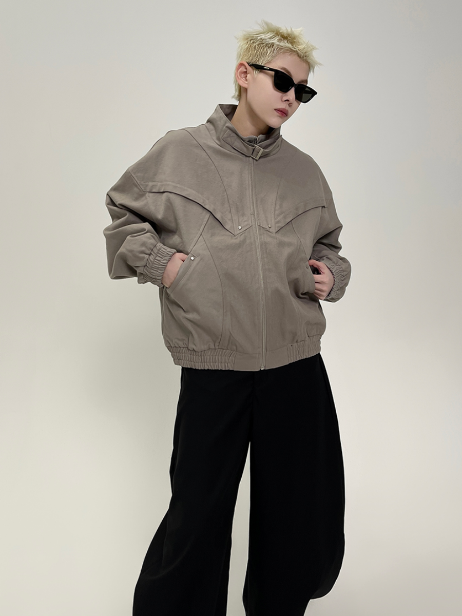 Flyer Deconstructs Design Stand Collar Jacket EAT060