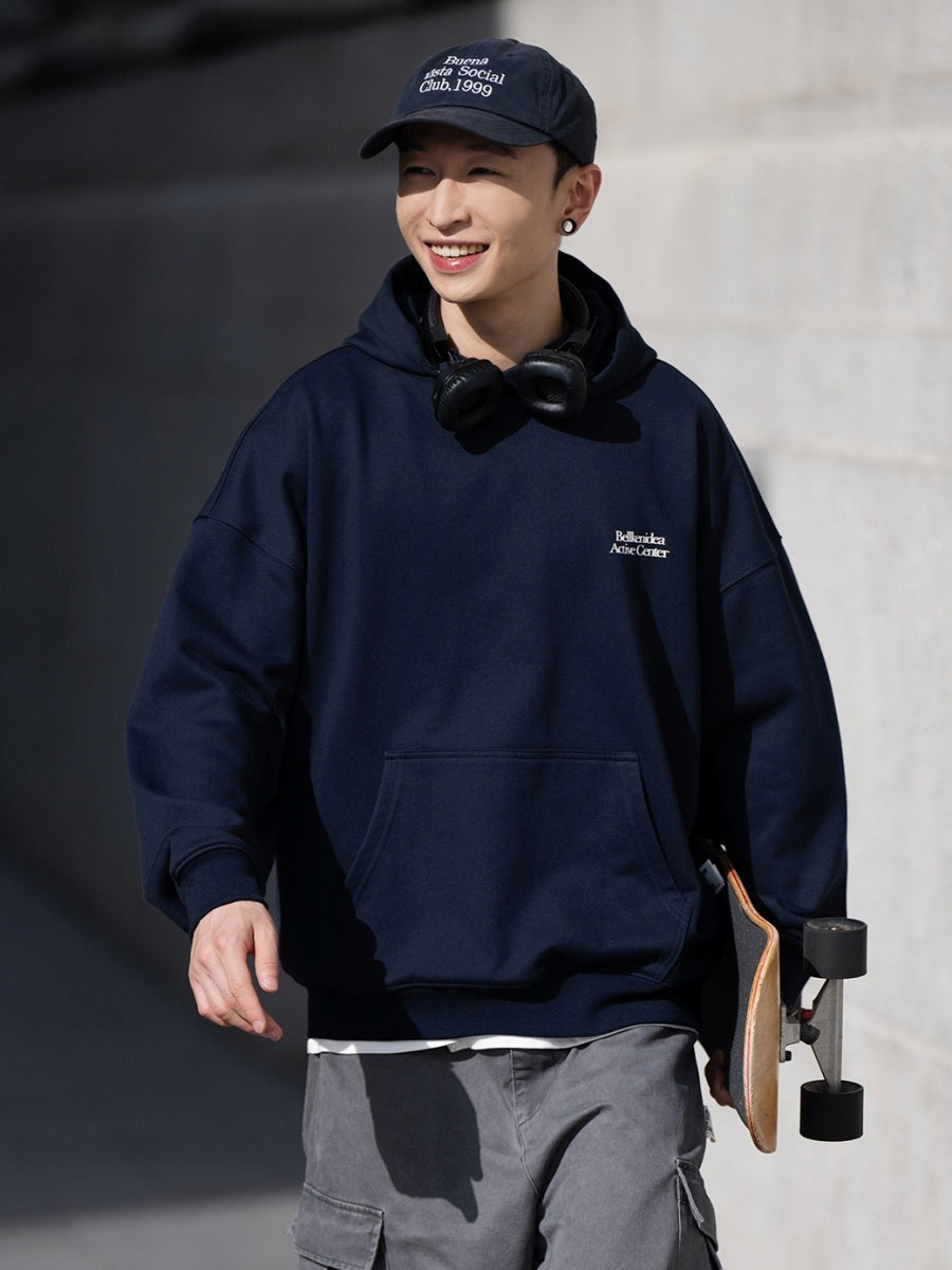 Simple Hooded Pullover Sweat BI2015